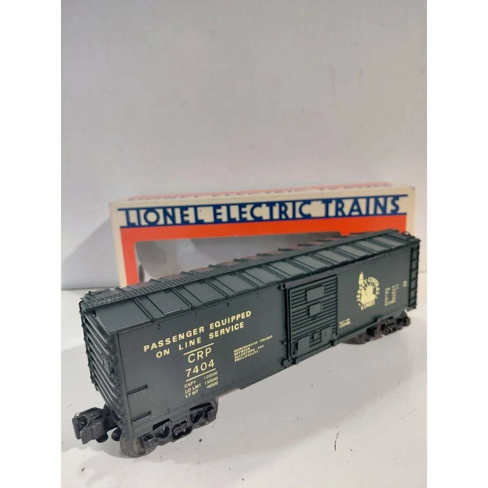 Lionel 6-7404 Train O Gauge Model Railroad Jersey Central Lines Boxcar w/Box